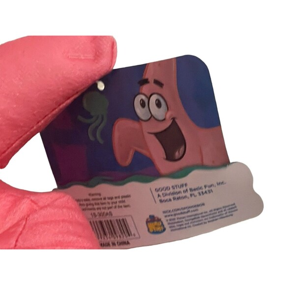 SpongeBob SquarePants Patrick Star 10" Stuffed Animal Plush Toy With Tag - Picture 8 of 13